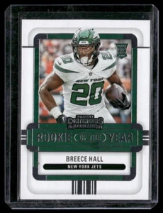 2022 Panini Contenders #ROY-BHA Breece Hall Rookie of the Year Contenders - Picture 1 of 2