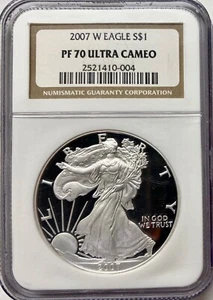 2007-W Silver Eagle NGC PF-70 UCAM - Picture 1 of 4