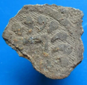 Old Judaica lead token from Poland 2 - Hebrew script - more on ebay.pl - Picture 1 of 2