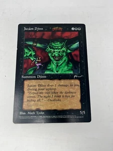 Juzam Dschinn übergroße 6" x 9" MAGIC THE GATHERING Karte - Bild 1 von 2