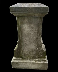 Antiker Sandsteil Grabstein Sockel Datiert Inschrift 1903 Frankreich - Bild 1 von 11