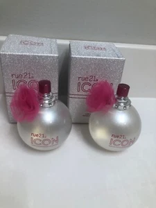 RUE 21 ICON PERFUME SPRAY FOR HER-LOT OF 2-BIG 3.4 OZ SIZE-NEW IN BOX - Picture 1 of 3