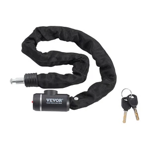 Uimoso Bike Chain Lock 2.79 Ft Combination Bicycle Chain Lock with 2 Keys 8mm - Picture 1 of 12