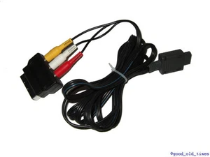 ## Original Nintendo Gamecube/N64 / Snes Rca Cable + Scart Adapter ## - Picture 1 of 1