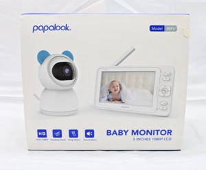 Papa look BM1 FHD 1080P Video Baby Monitor with Camera and Audio | FREE SHIPPING - Picture 1 of 7