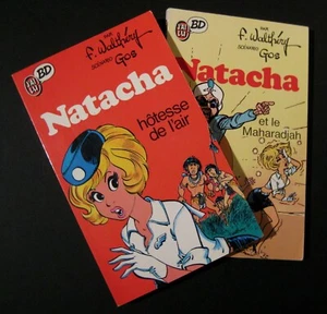 NATACHA Lot de 2 J'ai lu BD Signés GOS 1987 - Picture 1 of 3