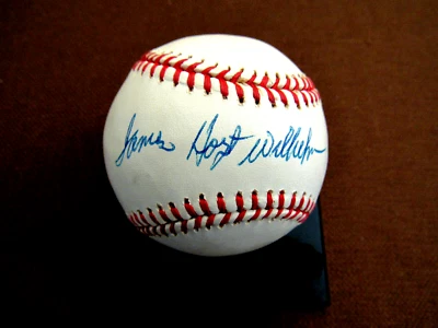 HOYT WILHELM JAMES GIANTS ORIOLES WHITE SOX HOF SIGNED AUTO VTG OAL BASEBALL JSA - Image 1 of 3