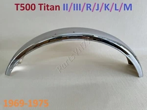 1969-1975 Suzuki T500 Front Fender. T500 Titan Mud Guard. Without Mount Bracket - Foto 1 di 18