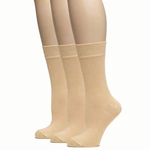 Calcetines de vestir de bambú para mujer Hugh Ugoli punta suave sin costuras, 3 pares, talla: 5-8/9-11 - Imagen 1 de 28