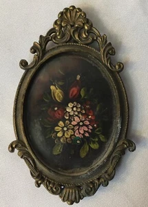 Dipinto Olio Originale Di Tara Produzioni Floreale Alto 5,25” - Foto 1 di 2