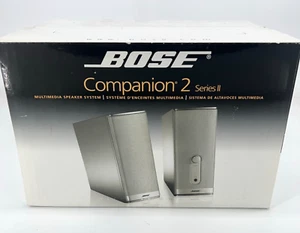 Bose Companion 2 Series II Desktop Laptop PC Multimedia Computer Speaker System - Afbeelding 1 van 8