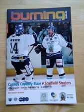 2008/9 COVENTRY BLAZE V SHEFFIELD STEELERS - ELITE ICE HOCKEY 1/2/09