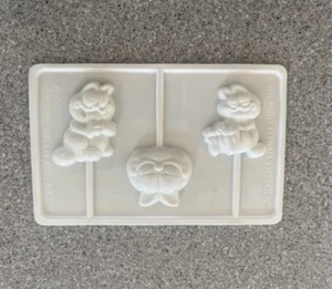 Molde de piruleta de caramelo duro Wilton Garfield de colección molde de 3 cavidades difícil de encontrar - Imagen 1 de 2