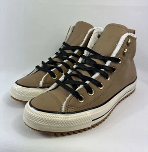 Converse All Star Sherpa Lined Leather Hiker Boot 162469C Sz Men’s 10 Women’s 12 - Picture 1 of 14