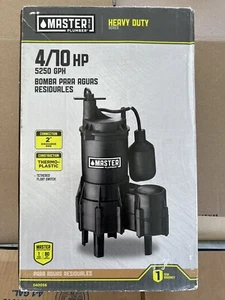 Pentair/Master Plumber 540056 4/10 hp Ejector Sewage Pump New - Picture 1 of 2