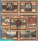 LÖRRACH  6 x  50 Pfennig (1922)  alle gleiche KN  KASSENFRISCH