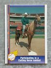 1991 Pacific NOLAN RYAN Rangers "Cowboy Riding a Horse" Funny Baseball Card #108