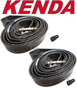 2 CONFEZIONI KENDA 700c x 20 23 25 28c PRESTA 33mm Valvola Tubo Interno Bici Strada 700x25 - Foto 1 di 2