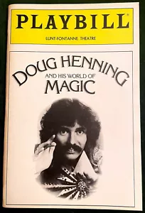 Playbill originale Doug Henning e il suo mondo di magia - Foto 1 di 2