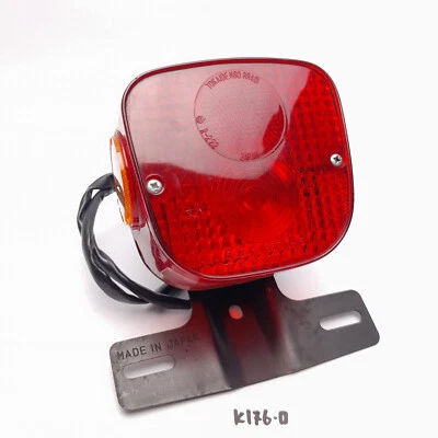 Tail Light + Bracket May Fit Suzuki GT100 GT125 TS100 TS125 185 A100 FR80 NOS - Image 1 of 4