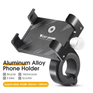 Phone Holder Aluminum Alloy MTB Mountain Bike Cell Phone Bracket Electric - Picture 1 of 16