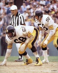 Foto LC Greenwood Jack Lambert 1975 Pittsburgh Steelers 8x10 - Imagen 1 de 1