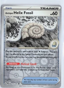 Antique Helix Fossil (153/165), SV: Scarlet & Violet 151, Reverse Holo, Common - Picture 1 of 2