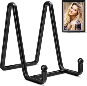 Plate Stands for Display - 4.5 Inch Metal Square Wire Plate Holder Display Stand - Picture 1 of 12