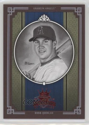 2005 Donruss Diamond Kings Red Framed Black & White Robb Quinlan #8 - Image 1 of 2