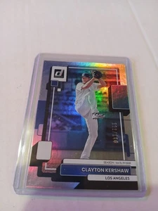 2022 Panini Donruss - Clayton Kershaw #85 Season Stat Line /144 - Picture 1 of 3