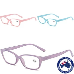 Men Ladies Magnifying Eyewear Fashion Spring Hinge Reading Glasses - Picture 1 of 19
