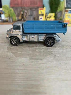 1976 Corgi Juniors Blue/Grey Tipping Lorry Dump Truck #49 Gt Britain - Used Cond - Image 1 of 4