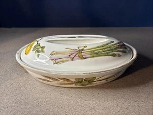 Vintage Royal Worcester Evesham Gold Porzellan Oval Kasserolle Größe 2 Form 21 - Bild 1 von 8