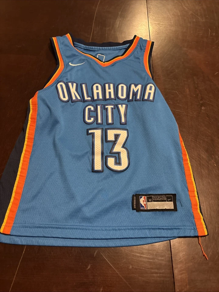 Футболка Пола Джорджа ОКК детская средний гром Оклахома-Сити НБА молодежная детская m  - Изображение 1 из 4