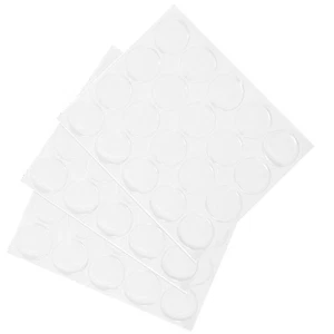 3 Fogli Tondo Resina Trasparente Time Patch Adesivo 25 mm per Gioielli - Foto 1 di 12