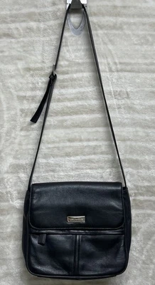 复古 Hush Puppies 真皮卡夹 斜挎包/单肩包 钱包 — 第 1/4 张图片