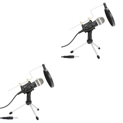  Set of 2 Mobile Phone Tripod Microphone Stand Phone Stand for Live Streaming - Image 1 of 4