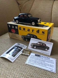 Vanguards Rover P4 Black 1:34 Boxed Diecast Car – Classic Saloon Collectable - Picture 1 of 20