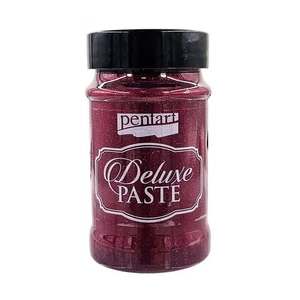 Paste Deluxe Effektpaste, Basteln, für Schablonen burgund-gold 100ml - PENTART - Bild 1 von 2