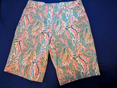 Pantalón Corto Talbot's Perfect Talla 10 Multicolor Floral Foto 1 de 4