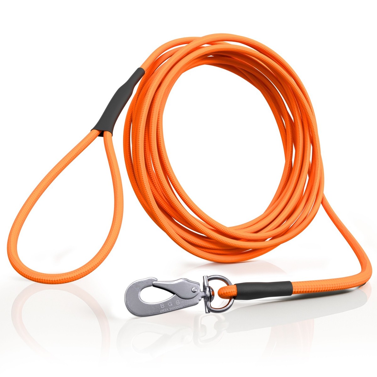 Schwimmfähige Hundeschleppleine Orange - Perfekt Für Training Am See & Im Wasser