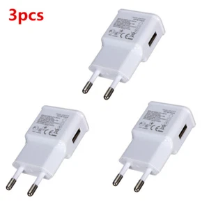 3x ładowarka 2A USB adapter wtyczka euro do tabletu Samsung telefon komórkowy smartfon CE - Zdjęcie 1 z 4