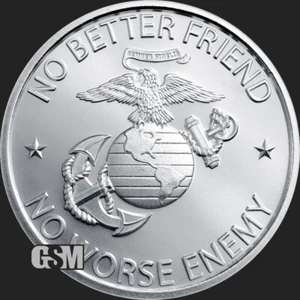 2024 - NO BETTER FRIEND - NO WORSE ENEMY - 1 oz .999 Silver Shield BU IN STOCK!! - Picture 1 of 3