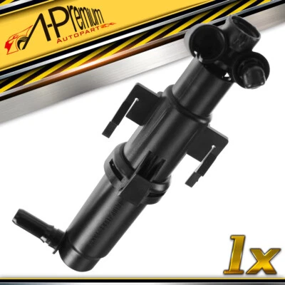 A-Premium Right Headlight Washer Nozzle for BMW 528i 535i 550i GT xDrive M5 F07 - Image 1 of 4