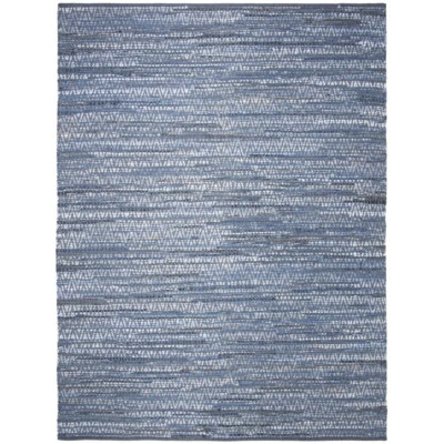 SAFAVIEH Montauk Collection MTK415L Handwoven Blue Rug - Image 1 of 4