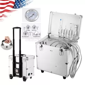 Dental Portable Delivery Unit Treatment Air Compressor Syringe Suction 4 Hole - Picture 1 of 18