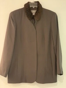 Gorgeous Norton Petites Career Fully Lined Jacket With Removal Collar, Size 10P - Picture 1 of 16