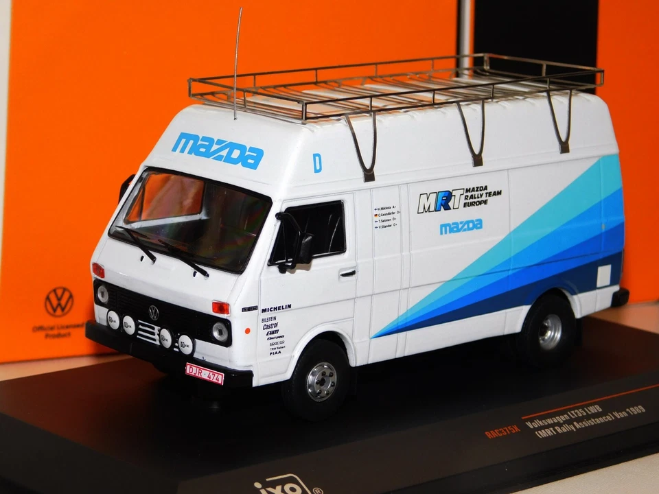 VOLKSWAGEN LT35 LWB MAZDA MRT RALLY ASSISTANCE 1989 IXO RAC375X 1/43 - Immagine 1 di 1