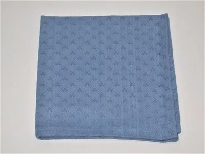 (6) Lintex 100% Cotton Napkins ~ Trellis Periwinkle ~ 18" x 18" **NEW** - Image 1 of 2