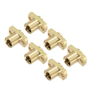 6 Stück T8 Gewindespindel Trapezmutter 2 mm Steigung 8 mm Führungfür 3D Drucker - Bild 1 von 5